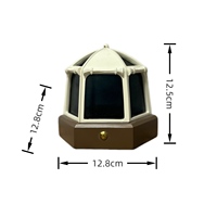 Lampe de table artistique en résine en forme de tente, avec contrôle tactile LED, intensité réglable, sans fil, rechargeable, pour le glamping