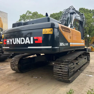 Excavadora de cadenas usada Hyundai 305LC-9T de origen coreano, 30.5 toneladas, motor Cummins, excelente estado, caja de cambios y bomba con certificación EPA/CE - Product Image 5