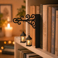 Mini lampe LED suspendue en fer, motif fantôme de dessin animé mignon, pour lecture, lumière de nuit décorative d'Halloween, ornement pour chambre, fête et maison