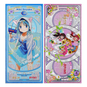 Magica Anime <strong>Cards</strong> Set Full Color Printed Magical Girl Gold Plated Collectible <strong>Cards</strong> for Hobby Gift - Product Image 4