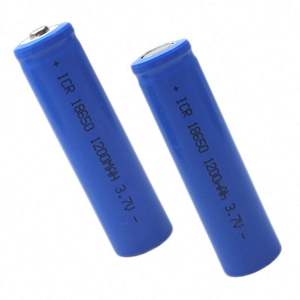 ICR18650韓国リチウムイオン半固体充電式バッテリー3.7V 1200mah 800サイクル動作温度-20C-60C - Product Image 3