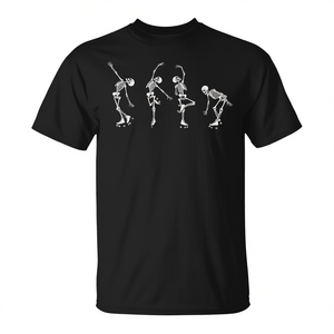 Camiseta Promocional de Skate Derby con Esqueletos Bailarines en Patines - Product Image 2