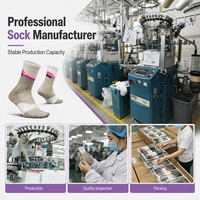 Chaussettes de randonnée respirantes à séchage rapide pour adultes - Spandex/Nylon/Coton, tricot mélange, motif géométrique, blanc/marron, saison printemps