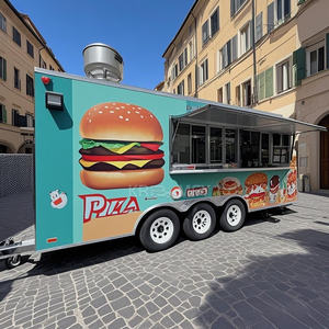 Carrito de Comida Móvil para Pizza, Hot Dogs, Hamburguesas, Helados, Papas Asadas - Product Image 4