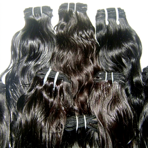 Cabello Humano Remy Indio Virgen de Alta Calidad, 100g, Libre de Piojos y Caspa, Grado 8A, Permanente y Todos los Colores - Product Image 1