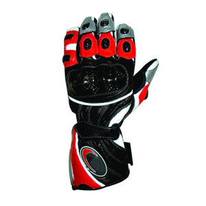 Guantes de moto de protección personalizados hechos en fábrica, diseño de color personalizado, guantes de cuero para motociclistas - Product Image 1