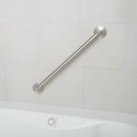 Barre d'appui murale antidérapante robuste en acier inoxydable pour salle de bain, personnalisable OEM pour l'aide aux personnes âgées