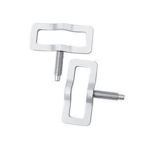 Kit de reparación de abrazaderas de colector de escape CRASTP para Ford V8 V10, metal plateado - Product Image 5