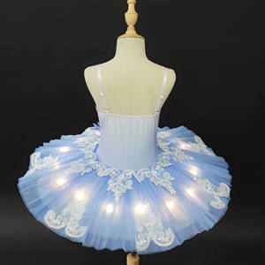 Лебединое световое балетное платье с вышивкой - Product Image 6