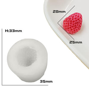 Mini Stampo in <span class=keywords><strong>Silicone</strong></span> per Cioccolato a Forma di Frutta Fragola Litchi Ananas Limone Melone Candela Fai da Te Fatta a Mano - Product Image 5