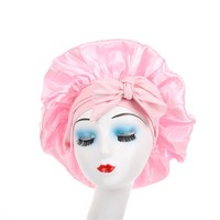 Bonnet de douche en soie pour femmes de créateur Outil de coiffure polyvalent et enveloppements pour les cheveux