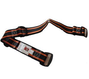 消防士用防火落下防止安全帯-耐火ポリエステルステンレス鋼Dリング100kg耐荷重 - Product Image 1