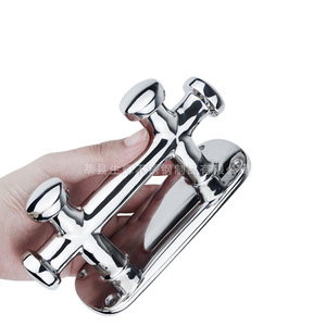 Émerillon de quai en acier inoxydable, type double croix, quincaillerie marine pour yachts et navires - Product Image 1