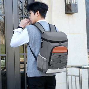 Mochila Aislada de Gran Tamaño, Bolsa Refrigerante para Picnic con Bolsillos para Botellas de Vino, Tela Oxford Impermeable y Ligera - Product Image 2