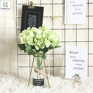Petits hortensias artificielles en soie bleue, fausses <span class=keywords><strong>fleurs</strong></span>, pour une décoration <span class=keywords><strong>de</strong></span> mariage, pour une fête à la maison, <span class=keywords><strong>Bouquet</strong></span> <span class=keywords><strong>de</strong></span> mariée, vente en gros, - Product Image 6