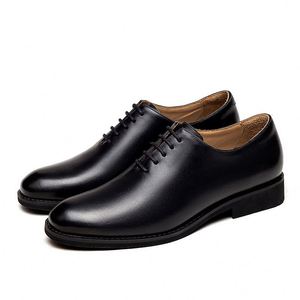 British <b>Men</b> Handmade Genuine Leather Breathable Lightweight Lace-up Pointed Toe Fashion Wedding Party Casual <b>Dress</b> Oxford Office - Product Image 1