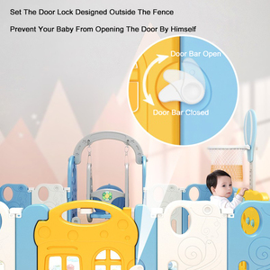 Clôture de parc pour bébé à panneaux Clôture de parc pour bébé personnalisée et colorée Clôture pour bébé et tout-petits - Product Image 4