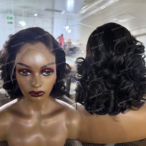 Venta al Por Mayor de Pelucas de Cabello Humano M Lagos con Encaje Frontal HD 13x4, Corte Bob <span class=keywords><strong>Corto</strong></span> y Liso, Novedad para Mujeres Negras - Product Image 4