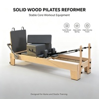Équipement de Pilates en bois massif, pack de 5 pièces : Reformer de Pilates, Lit Cadillac, Accessoires de Pilates pour la remise en forme commerciale