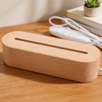 Lampe sur pied ovale en papier et bambou, style japonais, éclairage élégant pour chambre, salon, bureau, base en bois