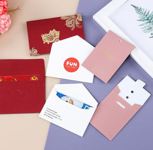 2023ตรุษจีนร้อนปั๊มนูนโลโก้โชคดีที่กำหนดเองซองจดหมาย<span class=keywords><strong>สี</strong></span>แดง - Product Image 6