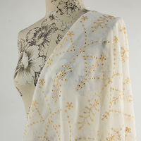 Robe chemise pour femme LS799, tissu en mousseline, motif floral, imprimé, broderie