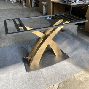 Bases de Mesa de Bar Personalizadas de Fábrica 2024, Patas de Muebles Redondas de Metal Industrial para Mesa de Comedor - Product Image 6