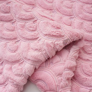 <span class=keywords><strong>Couverture</strong></span> en polaire 100 % polyester, motif écailles gaufrées, style sirène, pour filles, vente en gros - Product Image 5