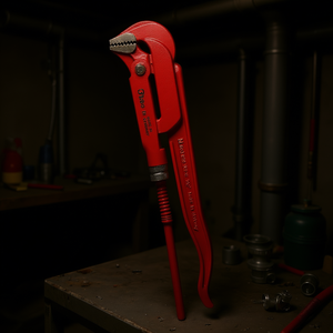Clé à tuyau à mâchoires à 90 degrés, fabriquée en Allemagne, pour la réparation de plomberie - Product Image 3
