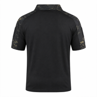 Camisa Táctica para Hombre, Manga Corta, Media Cremallera, Cuello Alto, Secado Rápido, Transpirable, Camuflaje, Entrenamiento al Aire Libre, Venta al Por Mayor