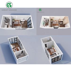 이중 접기 배송 도자기 가정 조립식 제조 조립식 주택 야외 응용 컨테이너 룸 하우스 20ft - Product Image 6