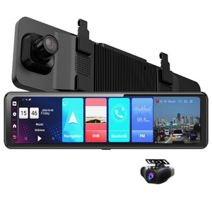 Grabador de vídeo DVR para salpicadero de coche, cámara con navegación GPS, Android 8,1, ADAS, lente Dual, 12 pulgadas, IPS, 4G, <span class=keywords><strong>Full</strong></span> HD, 1080P, nuevo - Product Image 3