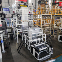 Machine à film soufflé PE à extrudeuse monobloc à vis unique, fabrication sur mesure Chengheng, production stable, machine à fabriquer des sacs en plastique