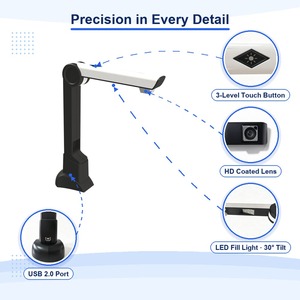 Tragbarer Faltbarer Dokumentenscanner 8MP HD Hochgeschwindigkeits-USB-Kamera für Büro, Klassenzimmer und Fernunterricht - Product Image 3