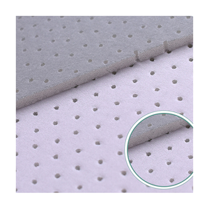 <span class=keywords><strong>Tissu</strong></span> de <span class=keywords><strong>velours</strong></span> perforé respirant avec <span class=keywords><strong>éponge</strong></span> pour le fitness médical de voiture - Product Image 4