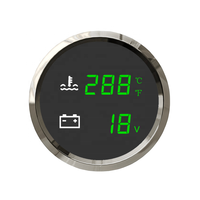 Nouveau Compteur de Température d'Eau Double 2-en-1 9-32V pour Voitures, Camions et Bateaux (Vente en Gros)