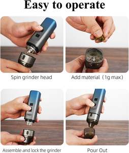 Molino de Especias Eléctrico Portátil USB, Molinillo de Hierbas Portátil con Caja de Regalo - Product Image 4