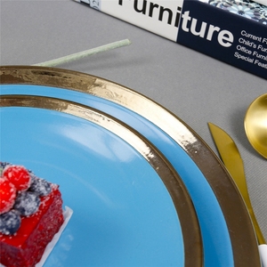 Màu tráng men và giá rẻ thân thiện với môi 16 cái đặt bữa ăn tối cho đồ ăn bằng đá sang trọng - Product Image 4