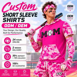 <span class=keywords><strong>Felpe</strong></span> con Cappuccio Mimetiche da Uomo per Giovani, Stampa Sublimatica, Manica Corta, Personalizzabili per Squadre di Baseball e <span class=keywords><strong>Calcio</strong></span> - Product Image 1