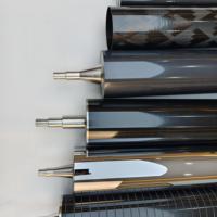 Rodillo de Fibra de Carbono CFRP Enrollado con Filamento, Autolubricante, Libre de Mantenimiento, con Junta en U y Equilibrio de Precisión, Venta al por Mayor de Fábrica CNER