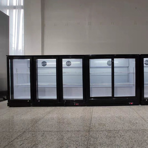 Refrigerador <span class=keywords><strong>Horizontal</strong></span> Retro para Latas de Cerveza, 300L, Acero Inoxidable, Enfriamiento por Aire, 3 Puertas, Pantalla de Temperatura 0-10 - Product Image 6