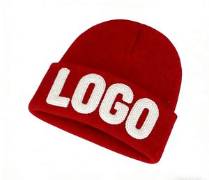 Gorro de Punto 100% Algodón, Color Sólido, Tejido, con Logotipo Personalizado, Bordado Personalizado, Protección Contra el Frío al Aire Libre - Product Image 2