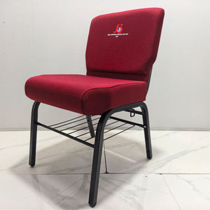 Vente en gros de chaises d'auditorium confortables, chaises d'église empilables, adaptées aux grands espaces tels que les cinémas et les théâtres - Product Image 3