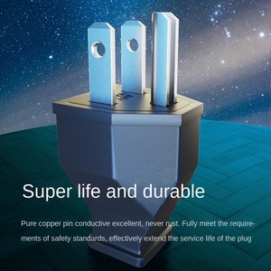 Good Quality Durable American Standard <b>Power</b> Plug Core Black <b>Power</b> <b>Cord</b> Plug - Product Image 4