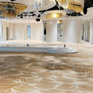 Moquette Axminster di Alta Qualità 80% <span class=keywords><strong>Lana</strong></span> e 20% Nylon per Hotel, Lussuoso <span class=keywords><strong>Tappeto</strong></span> da Sala da Ballo e Banchetti, Design Personalizzato da Parete a Parete - Product Image 3