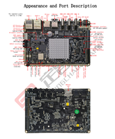 Reproductor Multimedia Inteligente con Pantalla 4K Android Rockchip RK3568, con RJ45, Computadora Industrial y Software de Publicidad Digital