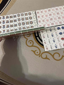 Jeu de Mahjong Américain Personnalisé en Acrylique Transparent à 4 Couches pour les Fêtes et les Cadeaux de Noël d'Entreprise, Mahjong pour les Réunions de Famille - Product Image 4