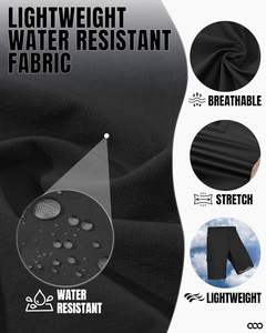 Shorts cargo de golf décontractés vintage pour hommes, poches à cordon, séchage rapide, extensible, polyester et élasthanne, pour la randonnée - Product Image 2