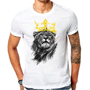T-shirt de luxe imprimé léopard, haut de gamme, coupe Slim, marque de mode, vêtements d'été, <span class=keywords><strong>2022</strong></span> - Product Image 2