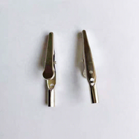 Mini-pinces de connexion en métal argenté pour accessoires de rangement, cartes de visite, porte-photos, et notes mémo